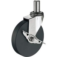 ハンマーキャスター ハンマー EKシリーズオールステンレス 旋回式MCナイロン車輪100mm ストッパー付 315EK-MC100 1個（直送品）