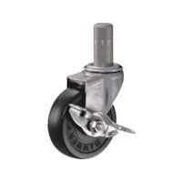 ハンマーキャスター ハンマー EKシリーズオールステンレス 旋回式ゴム車輪65mm ストッパー付 315EK-R65 1個 814-1933（直送品）