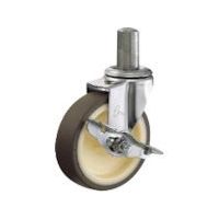 ハンマー EKシリーズオールステンレス 旋回式ウレタン車輪(ナイロンホイール)125mm ストッパー付 315EK-UR125 1個（直送品）