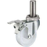 ハンマー SKシリーズオールステンレス 旋回式ナイロン車輪(ローラーベアリング)100mm ストッパー付 315SK-NRB100 1個（直送品）