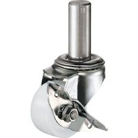 ハンマー SKシリーズオールステンレス 旋回式ナイロン車輪(ローラーベアリング)50mm ストッパー付 315SK-NRB50 1個（直送品）