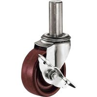 ハンマーキャスター ハンマー SKシリーズオールステンレス 旋回式フェノール車輪 65mm ストッパー付 315SK-PH65 1個（直送品）