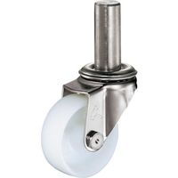ハンマーキャスター ハンマー SKシリーズオールステンレス 旋回式ナイロン車輪(ローラーベアリング)75mm 320SK-NRB75 1個（直送品）