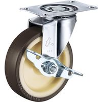 ハンマーキャスター ハンマー Eシリーズ旋回式ウレタン車輪(ナイロンホイール・ベアリング)85mm SP付 415E-UB85 1個（直送品）