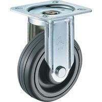 ハンマーキャスター ハンマー 固定式ゴム車輪(ナイロンホイール・ボールベアリング)125mm 400SRP-CHR125 1個（直送品）