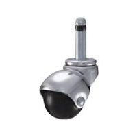 ハンマーキャスター ハンマー 差込み式 旋回式ゴム車輪 40mm 405K-R40 1個 814-0820（直送品）