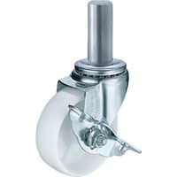 ハンマーキャスター ハンマー 差込み式 旋回式ナイロン車輪 65mm ストッパー付 413SK-N65 1個 814-2338（直送品）