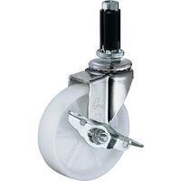 ハンマーキャスター ハンマー パイプ差込み旋回式ナイロン車輪 85mmN85