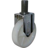ハンマーキャスター ハンマー 差込み固定式ナイロン車輪 100mm 420EKR-N100 1個 814-2683（直送品）