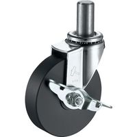 ハンマーキャスター ハンマー 差込み旋回式MCナイロン車輪 125mm ストッパー付 415EK-MC125 1個 814-2385（直送品）