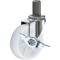 ハンマーキャスター ハンマー 差込み旋回式ナイロン車輪 85mm ストッパー付 415EK-N85 1個 814-2400（直送品）