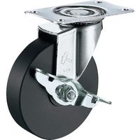 ハンマーキャスター ハンマー Eシリーズ旋回式MCナイロン車輪 150mm ストッパー付 415E-MC150 1個 814-0576（直送品）