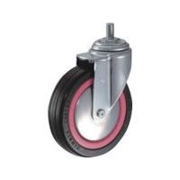 ハンマーキャスター ハンマー ねじ込み旋回式ゴム車輪(ナイロンホイール・ボールベアリング)125mm M16 4201MA-RB125 1個（直送品）