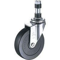 ハンマーキャスター ハンマー パイプ差込み旋回式ゴム車輪 85mm φ21用 4205EX-R85 1個 814-3242（直送品）