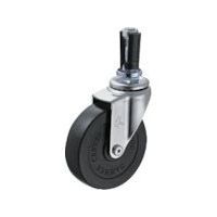 ハンマーキャスター ハンマー パイプ差込み旋回式ゴム車輪 85mm φ24~26用 4206EU-R85 1個 814-3256（直送品）