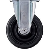 ハンマーキャスター ハンマー 固定式ゴム車輪(ナイロンホイール・ボールベアリング)125mm 420SRP-CHR125 1個（直送品）