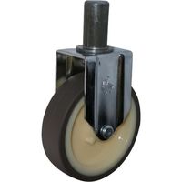 ハンマーキャスター ハンマー 差込み固定式ウレタン車輪(ナイロンホイール)125mm 420EKR-UR125 1個 814-2696（直送品）