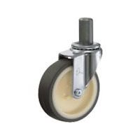 ハンマーキャスター ハンマー 差込み旋回式ウレタン車輪(ナイロンホイール)65mm 420EK-UR65 1個 814-2714（直送品）
