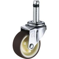 ハンマーキャスター ハンマー 差込み旋回式ウレタン車輪(ナイロンホイール)40mm 420K-UR40 1個 814-1173（直送品）