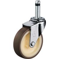 ハンマーキャスター ハンマー 差込み旋回式ウレタン車輪(ナイロンホイール)65mm 420K-UR65 1個 814-1175（直送品）