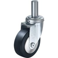 ハンマーキャスター ハンマー 差込み旋回式MCナイロン車輪(ラジアルボールベアリング)125mm 420SK-MCB125 1個（直送品）