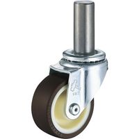 ハンマーキャスター ハンマー 差込み旋回式ウレタン車輪（ナイロンホイール・ローラーベアリング） 420SK