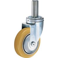 ハンマーキャスター ハンマー 差込み旋回式ウレタン車輪（スチールホイール・ローラーベアリング）