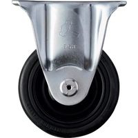ハンマーキャスター ハンマー 固定式ゴム車輪(ナイロンホイール・ボールベアリング)100mm 420SR-CHR100 1個（直送品）