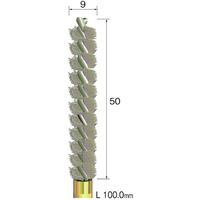 ミニター ミニモ スパイラルホールブラシ 馬毛 φ9 FD2013 1本 853-0403（直送品）