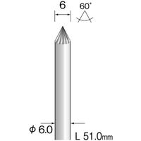 ミニター ミニモ 超硬カッター ストレートカット φ6 BC4221 1本 852-7390（直送品）