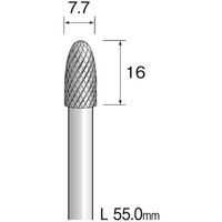 ミニター ミニモ 超硬カッター クロスカット φ7.7 BC4353 1本 852-7424（直送品）