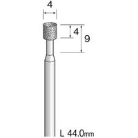 ミニター Minimo ハイセラミックCBNバー#170 φ4 JA2312 1本 852-7864（直送品）