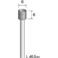 ミニター Minimo ハイセラミックCBNバー#170 φ6 JA2314 1本 852-7866（直送品）