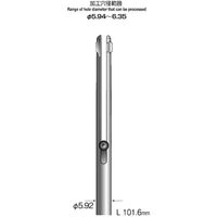 ミニター ミニモ スリットホールバー 両刃 軸径5.92mm KA4221 1本 837-3781（直送品）