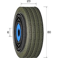 ミニター ミニモ リングバフホイール クッションサンダー #320 φ8 NA6752 1個 852-6177（直送品）