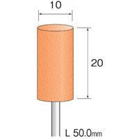 ミニター ミニモ 研磨用ゴム砥石 WA ハード#220 φ10 (10本入) DB1351 1袋(10本) 852-6861（直送品）