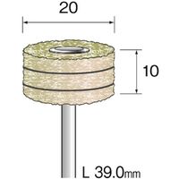 ミニター ミニモ デライトサンダー 積層#240 φ20 (3本入) EA6022 1袋(3本) 853-0122（直送品）