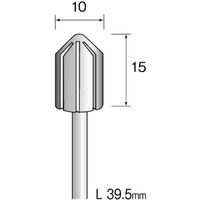 ミニター ミニモ ラバーホルダー 先尖 φ12用 (3本入) ES5229 1袋(3本) 853-0285（直送品）