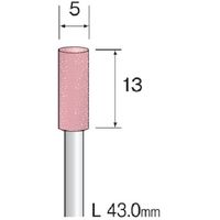 ミニター ミニモ 精密砥石 SP砥粒#100 φ5 (10本入) JA3044 1袋(10本) 852-7068（直送品）