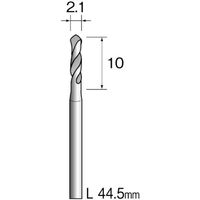 ミニター ミニモ スチールドリル φ2.1 (10本入) KA1017 1袋(10本) 837-3703（直送品）