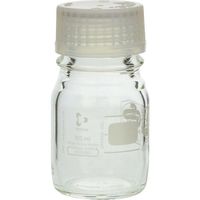 柴田科学 SIBATA プレミアムボトル(メジューム瓶)白キャップ付100mL(10個入) 017260-100A 1箱(10個)（直送品）