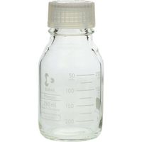 柴田科学 SIBATA プレミアムボトル(メジューム瓶)白キャップ付250mL(10個入) 017260-250A 1箱(10個)（直送品）