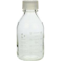 柴田科学 SIBATA プレミアムボトル(メジューム瓶)白キャップ付500mL(10個入) 017260-500A 1箱(10個)（直送品）