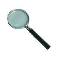 池田レンズ工業 池田レンズ 金枠製手持ちルーペ 倍率2.5倍(小レンズ4倍) 1220-P 1個 805-1861（直送品）