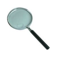 池田レンズ工業 池田レンズ 金枠製手持ちルーペ 倍率1.8倍(小レンズ4倍) 1260-P 1個 805-1830（直送品）