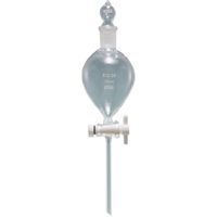 東京硝子器械 TGK F共通球型分液ロート球栓コック付き500mL29/42 000-09-55-15 1個 190-4752（直送品）