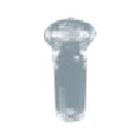 東京硝子器械 TGK 分液ロート用平栓 透明19/38 ミゾ付 000-09-60-10 1個 190-3217（直送品）
