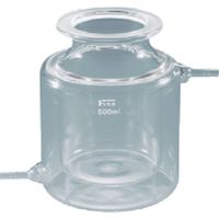 東京硝子器械 TGK Fine共通セパラフラスコJ付平底1000mL 85φ 000-15-47-33 1個 190-6316（直送品）