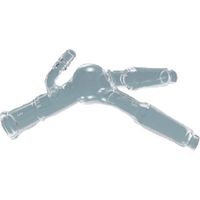 東京硝子器械 TGK F透明共通二又減圧用アダプター19ー19 330-13-87-25 1個 190-8743（直送品）