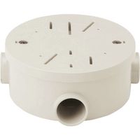 未来工業 未来 露出丸型ボックス(1~3方出兼用型) PVM16-TM 1個 204-1925（直送品）